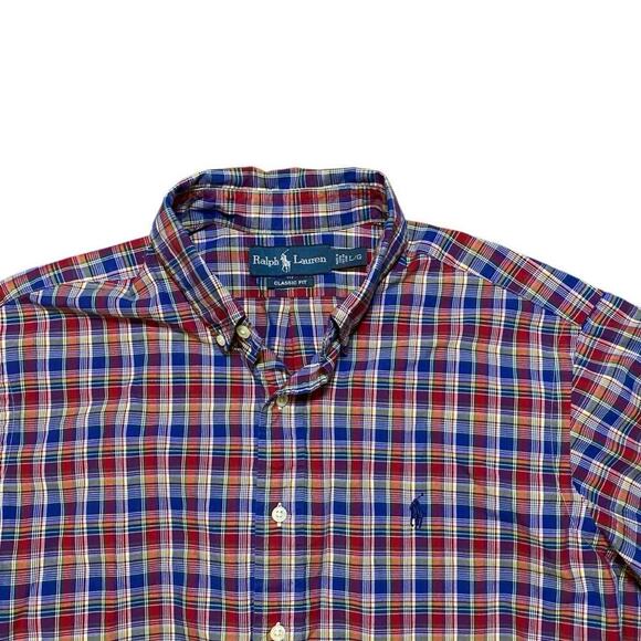 Vintage 90s Polo Ralph Lauren Classic Fit Button Down Shirt - L - Picture 2 of 3